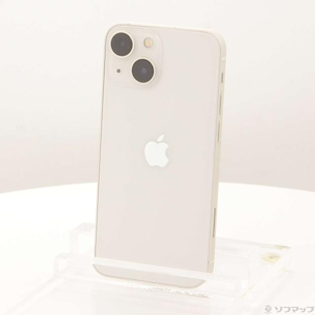 (中古)Apple iPhone13 mini 128GB スターライト MLJE3J/A SIMフリー(247-ud)