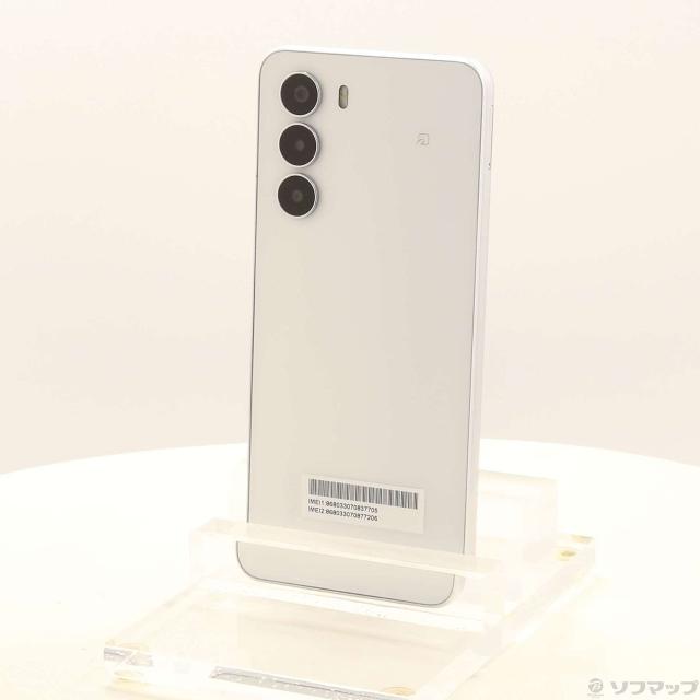 (中古)ワイモバイル nubia S 5G 128GB ホワイト A403ZT Y!mobile SIMフリー (ネットワーク利用制限▲)(262-ud)
