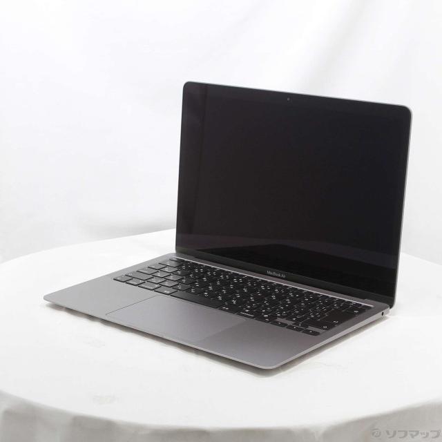 (中古)MacBook Air 13.3-inch Late-2020 MGN63J/A M1 8コアCPU_7コアGPU 8GB SSD256GB スペースグレイ (15.3 Sequoia)(377-ud)
