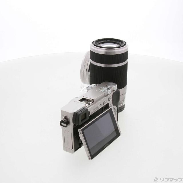 中古)SONY α6000 ダブルズームレンズキット シルバー ILCE-6000Y(295