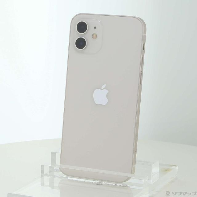 中古】Apple au 【SIMロックあり】 iPhone 12 64GB ホワイト MGHP3J/A