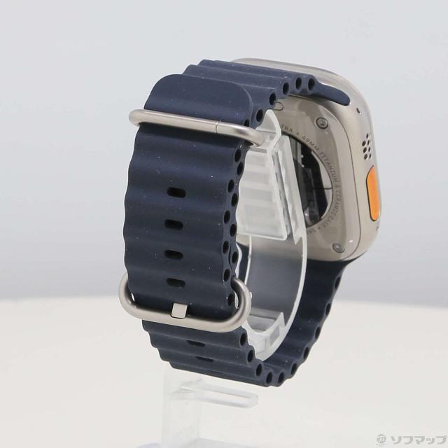 (中古)Apple Apple Watch Ultra GPS + Cellular 49mm チタニウムケース ミッドナイトオーシャンバンド(377-ud)_2