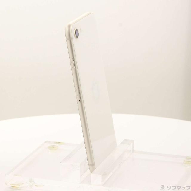 (中古)Apple iPhone SE 第3世代 64GB スターライト MMYD3J/A SIMフリー(198-ud)