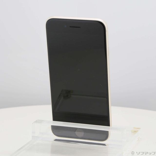 (中古)Apple iPhone SE 第3世代 64GB スターライト MMYD3J/A SIMフリー(368-ud)_2