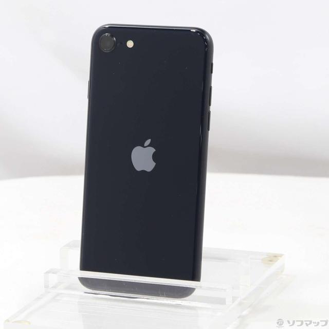 (中古)Apple iPhone SE 第3世代 64GB ミッドナイト MMYC3J/A SIMフリー(377-ud)