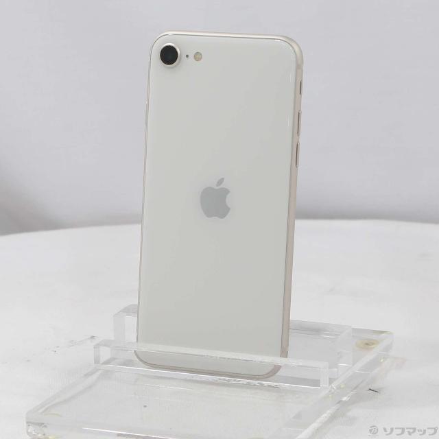 (中古)Apple iPhone SE 第3世代 128GB スターライト MMYG3J/A SIMフリー(368-ud)