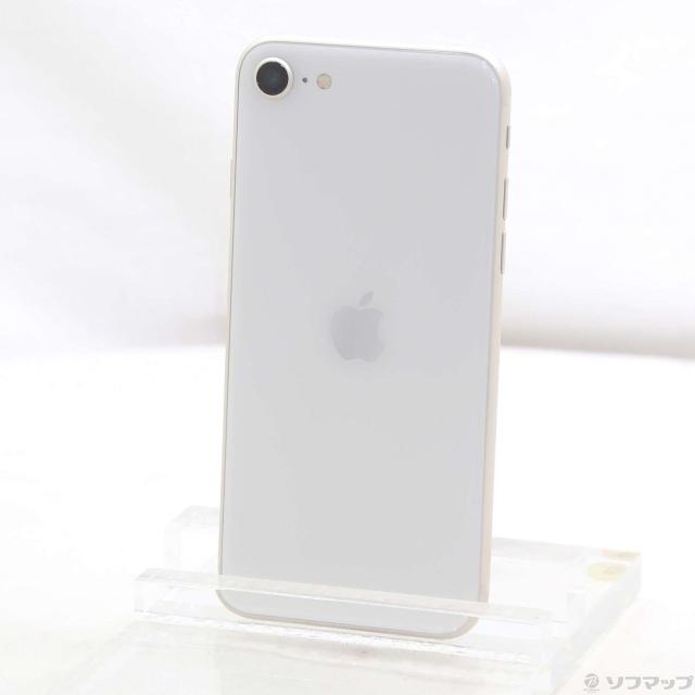 (中古)Apple iPhone SE 第3世代 64GB スターライト MMYD3J/A SIMフリー(344-ud)