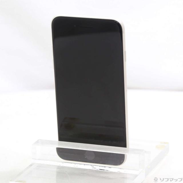 (中古)Apple iPhone SE 第3世代 64GB スターライト MMYD3J/A SIMフリー(344-ud)_2