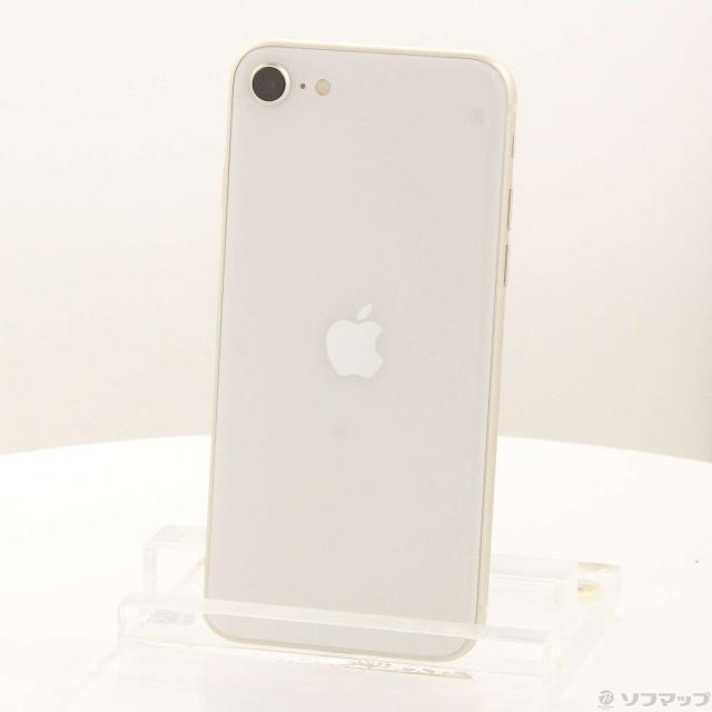 (中古)Apple iPhone SE 第3世代 64GB スターライト MMYD3J/A SIMフリー(198-ud)