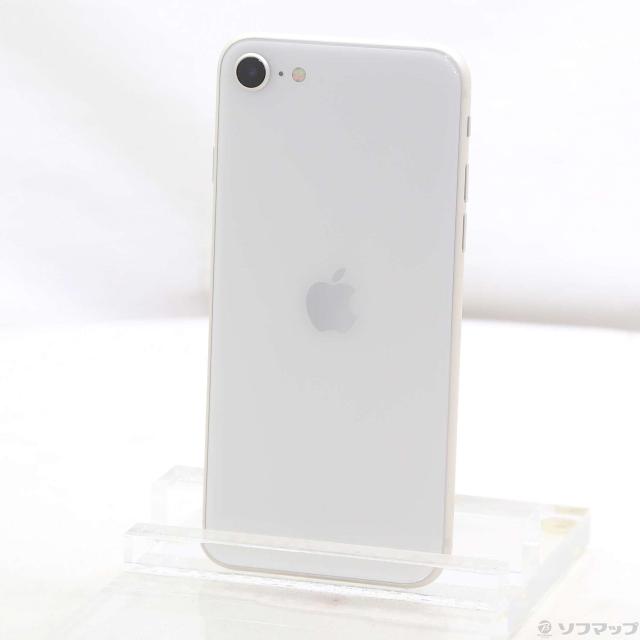 (中古)Apple iPhone SE 第3世代 64GB スターライト MMYD3J/A SIMフリー(349-ud)
