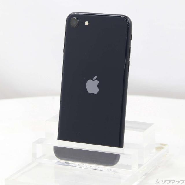 (中古)Apple iPhone SE 第3世代 64GB ミッドナイト MMYC3J/A SIMフリー(377-ud)