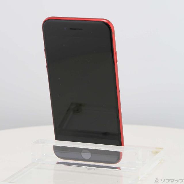 (中古)Apple iPhone SE 第3世代 64GB プロダクトレッド MMYE3J/A SIMフリー(295-ud)