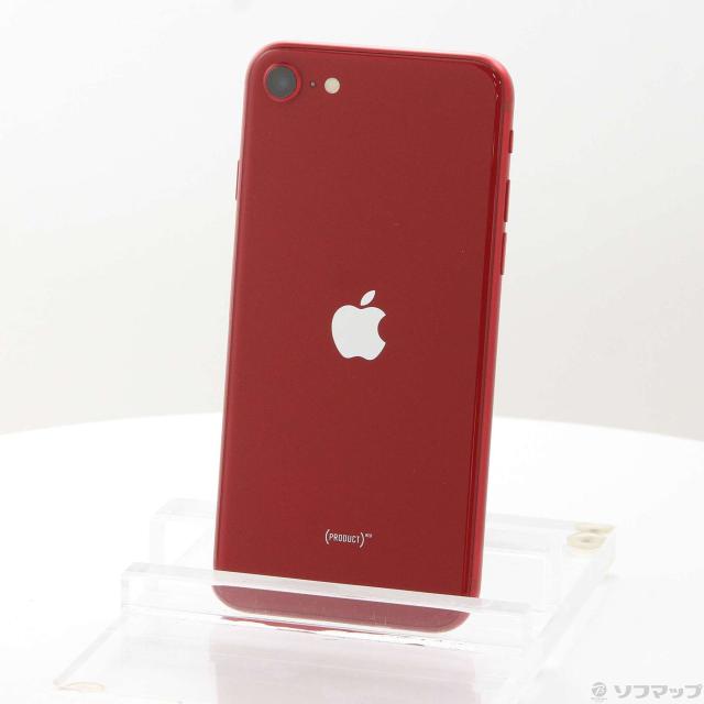 (中古)Apple iPhone SE 第3世代 64GB プロダクトレッド MMYE3J/A SIMフリー(295-ud)