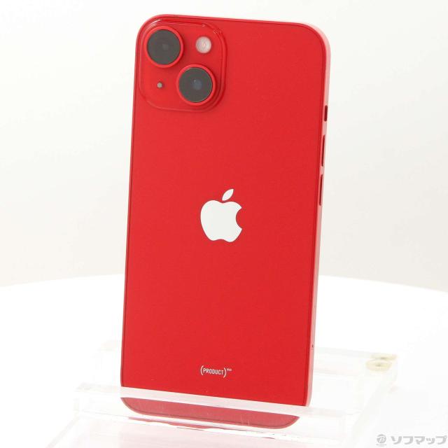 (中古)Apple iPhone14 128GB プロダクトレッド MPV93J/A SIMフリー(258-ud)