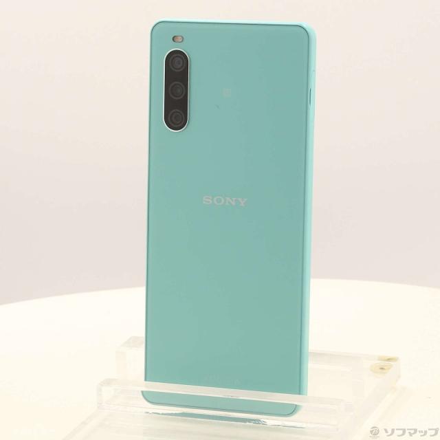 (中古)SONY Xperia 10 IV 128GB ミント A202SO Softbank SIMフリー(295-ud)