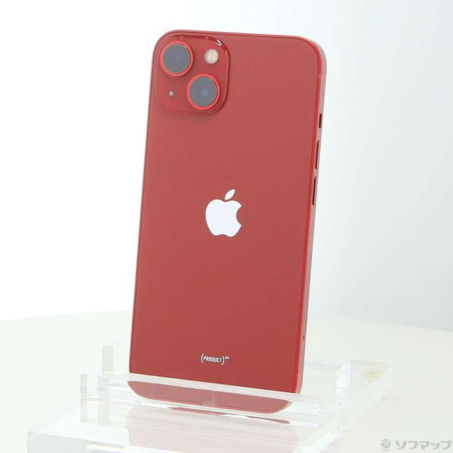 (中古)Apple iPhone13 128GB プロダクトレッド MLNF3J/A SIMフリー(276-ud)