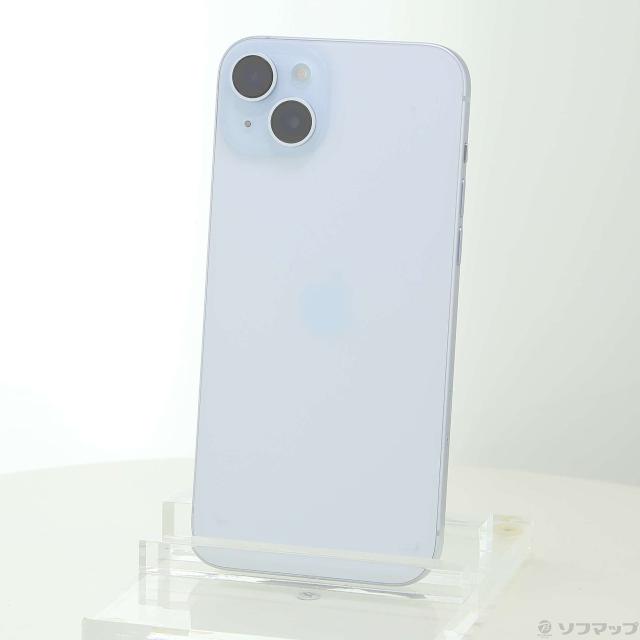 (中古)Apple iPhone15 Plus 128GB ブルー MU0D3J/A SIMフリー(276-ud)