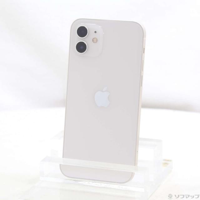 中古)Apple iPhone12 64GB ホワイト MGHP3J/A SIMフリー(258-ud)