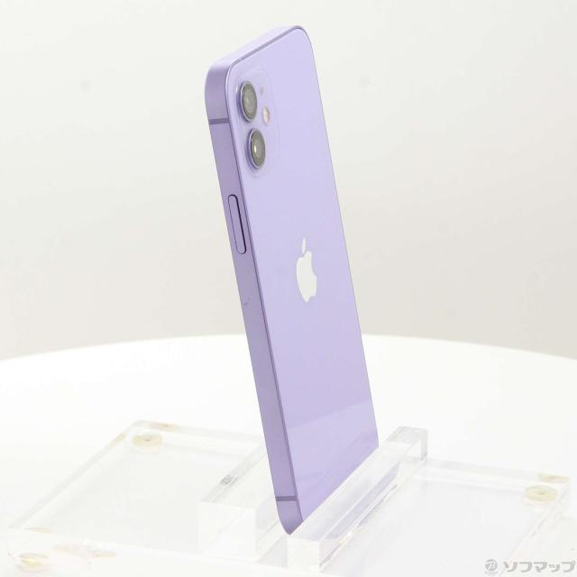 (中古)Apple iPhone12 64GB パープル MJNH3J/A SIMフリー(377-ud)_3