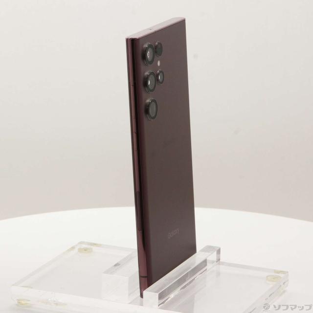 (中古)SAMSUNG Galaxy S22 Ultra 256GB バーガンディ SC-52C docomo SIMフリー(198-ud)