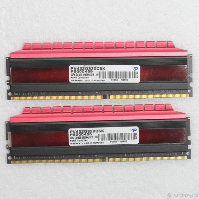 (中古)288P DDR4 PC4-25600 DDR4-3200 32GB 16GB×2枚組(344-ud)