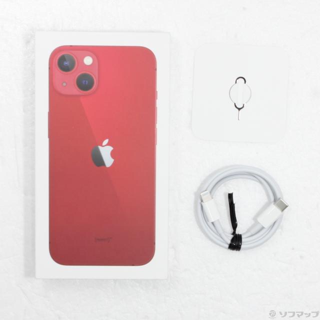 (中古)Apple iPhone13 128GB プロダクトレッド MLNF3J/A SIMフリー(258-ud)_4