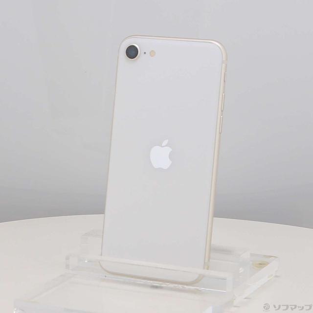 (中古)Apple iPhone SE 第3世代 64GB スターライト NMYD3J/A SIMフリー(305-ud)