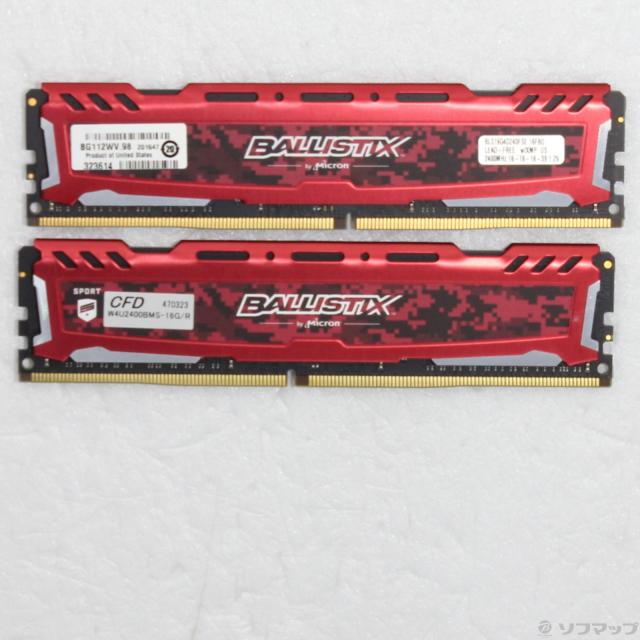 (中古)288P PC4-19200 DDR4-2400 32GB 16GB×2枚組(377-ud)