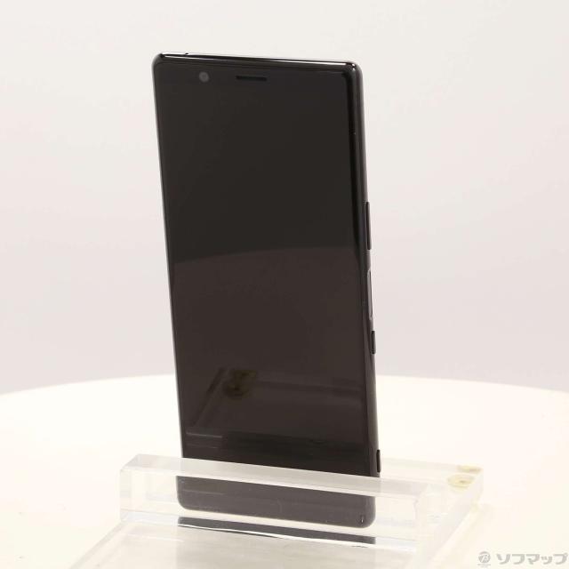 (中古)SONY Xperia 5 64GB ブラック SO-01M docomoロック解除SIMフリー(269-ud)_2