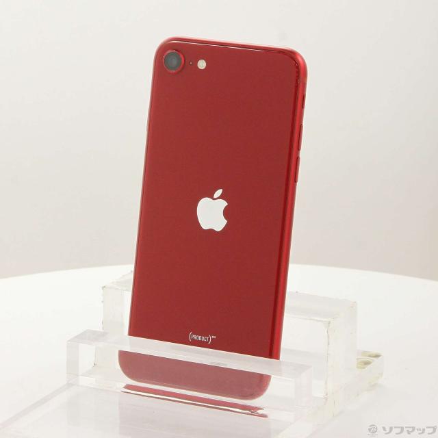 (中古)Apple iPhone SE 第3世代 256GB プロダクトレッド MMYL3J/A SIMフリー(371-ud)