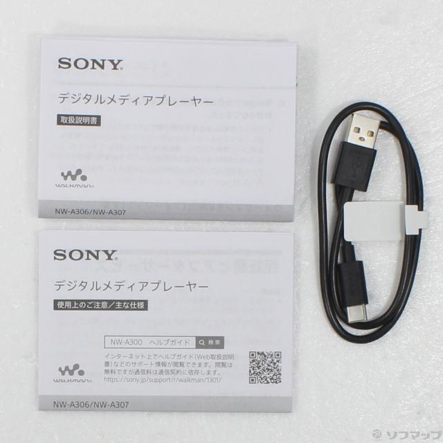 (中古)SONY WALKMAN A300シリーズ メモリ32GB+microSD グレー NW-A306(352-ud)_4