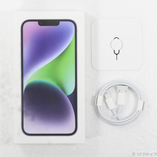 (中古)Apple iPhone14 128GB パープル MPUY3J/A SIMフリー(196-ud)_4