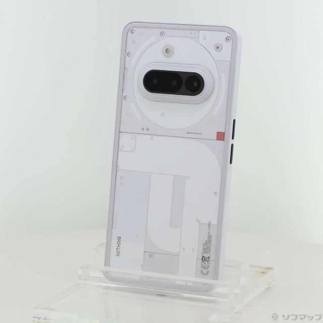(中古)Nothing Phone (3a) 128GB ホワイト A10400155 SIMフリー(269-ud)
