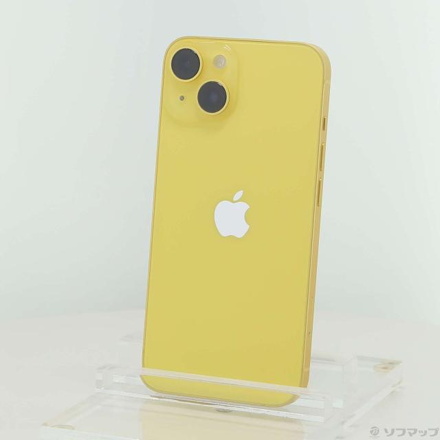 (中古)Apple iPhone14 128GB イエロー MR3Q3J/A SIMフリー(196-ud)