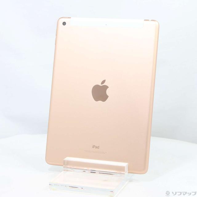 (中古)Apple iPad 第6世代 128GB ゴールド MRM22J/A SoftBankロック解除SIMフリー(349-ud)