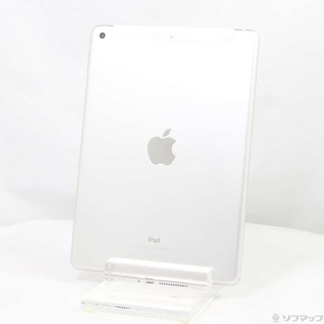(中古)Apple iPad 第6世代 128GB シルバー MR732J/A SoftBankロック解除SIMフリー(344-ud)