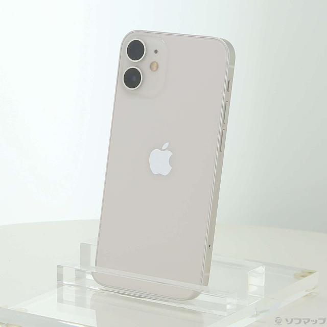 (中古)Apple iPhone12 mini 64GB ホワイト MGA63J/A SoftBank(377-ud)