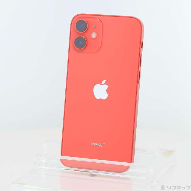 (中古)Apple iPhone12 mini 128GB プロダクトレッド MGDN3J/A SIMフリー(198-ud)
