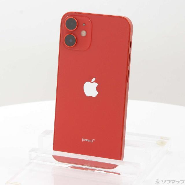(中古)Apple iPhone12 mini 128GB プロダクトレッド MGDN3J/A SIMフリー(377-ud)