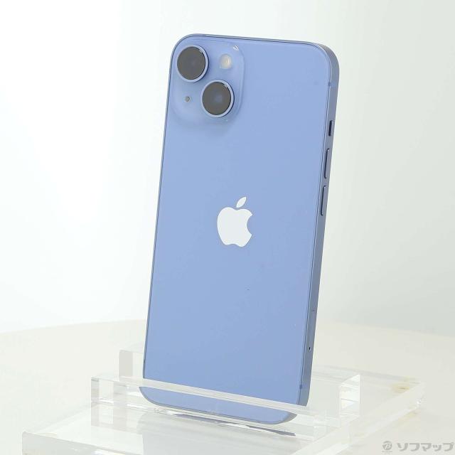 (中古)Apple iPhone14 128GB ブルー MPVJ3J/A SIMフリー(344-ud)