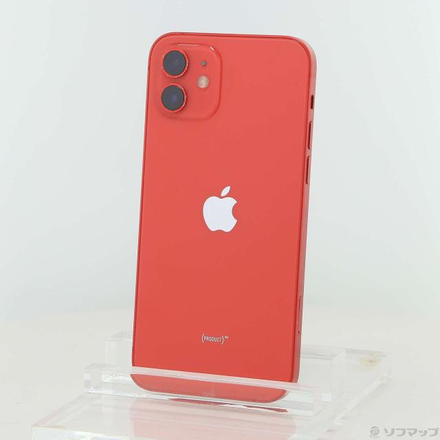 (中古)Apple iPhone12 64GB プロダクトレッド MGHQ3J/A SIMフリー(349-ud)