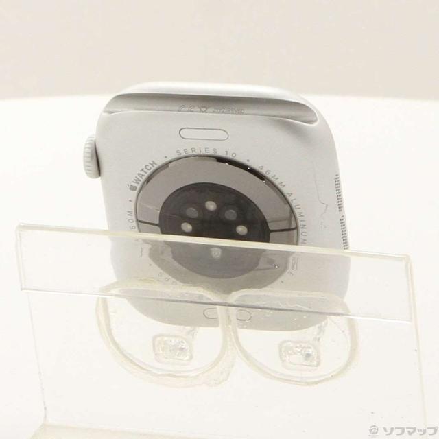 (中古)Apple Apple Watch Series 10 GPS 46mm シルバーアルミニウムケース バンド無し(258-ud)_2
