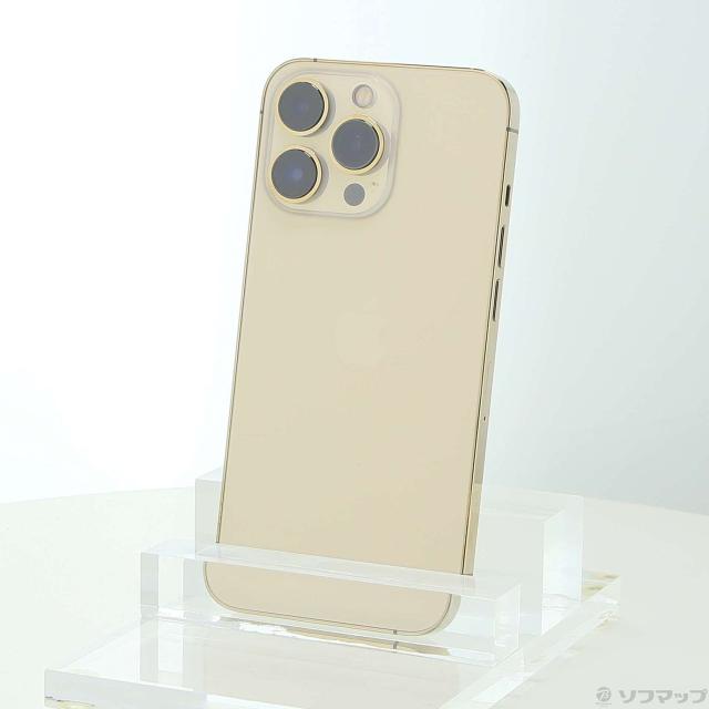 中古)Apple iPhone13 Pro 256GB ゴールド MLUQ3J/A SIMフリー(344-ud 