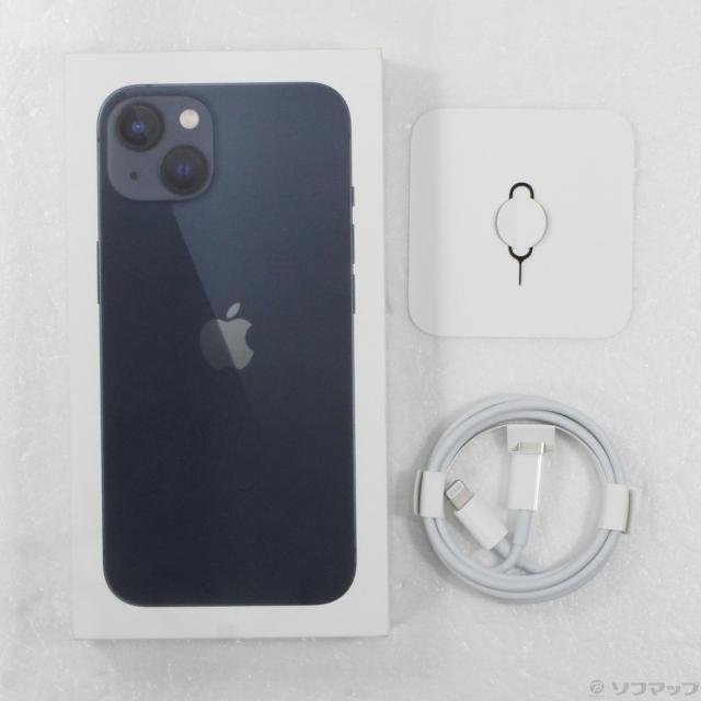 (中古)Apple iPhone13 128GB ミッドナイト MLNC3J/A SIMフリー(258-ud)_4
