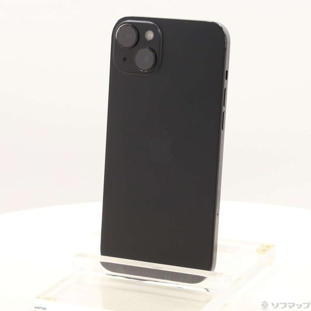 (中古)Apple iPhone15 Plus 128GB ブラック MU083J/A SIMフリー(305-ud)