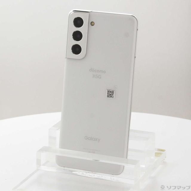 中古)SAMSUNG Galaxy S21 5G 256GB ファントムホワイト SC-51B docomo