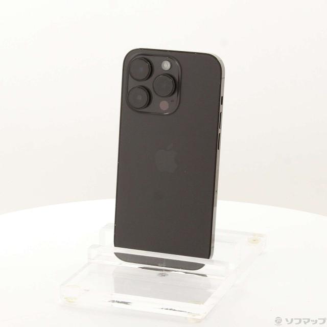 (中古)Apple iPhone14 Pro 256GB スペースブラック MQ0Q3J/A SIMフリー(349-ud)
