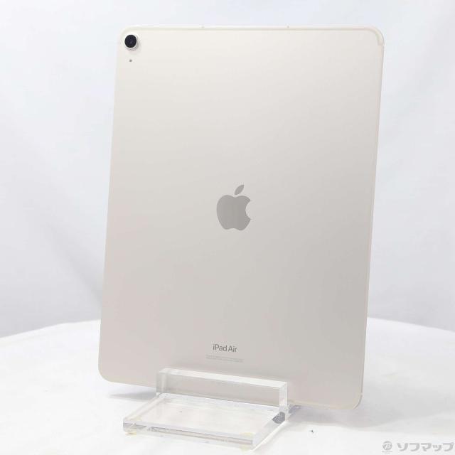 (中古)Apple iPad Air 13インチ 第1世代 128GB スターライト MV6T3J/A SIMフリー(258-ud)
