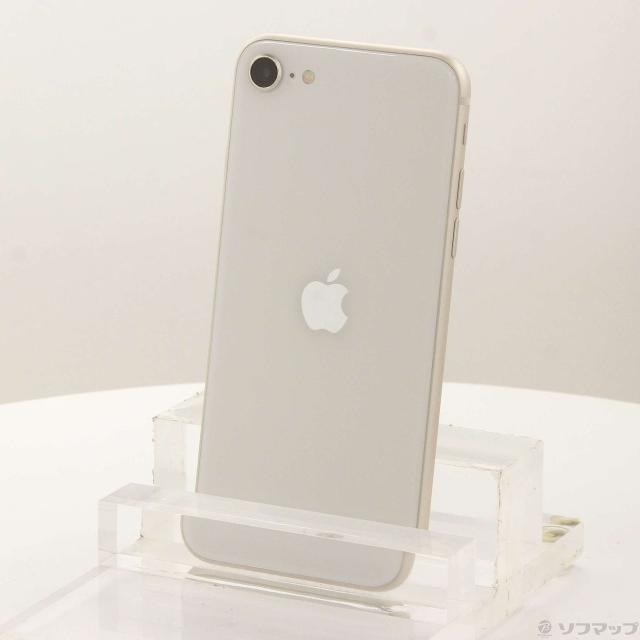 中古)Apple iPhone SE 第3世代 128GB スターライト MMYG3J/A SIMフリー 