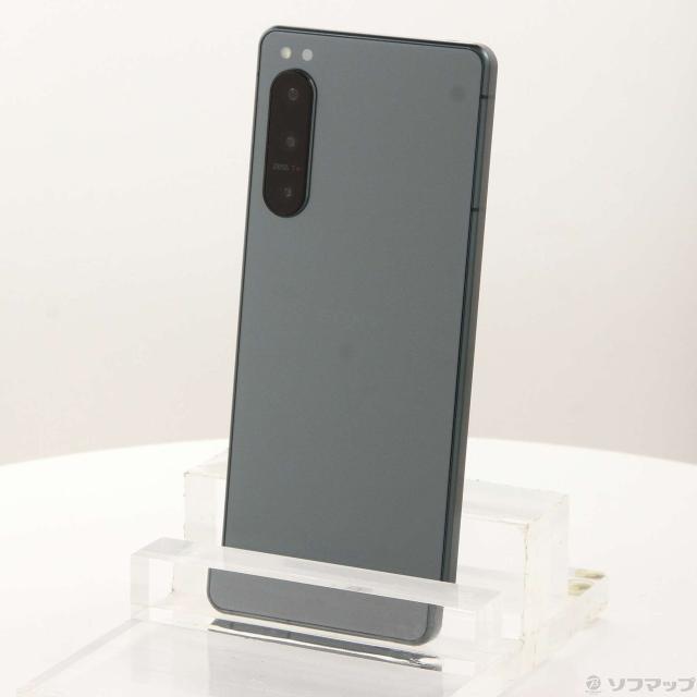 (中古)SONY Xperia 5 IV 128GB グリーン SO-54C docomo SIMフリー(258-ud)